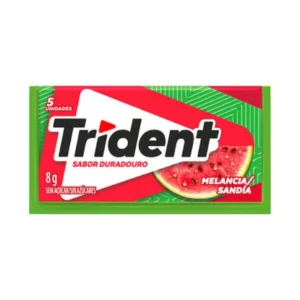 Chiclete Sabor Melancia Zero Açúcar Trident 8g
