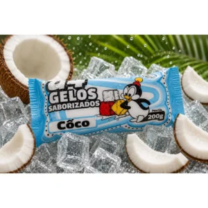 Gelo Saborizado de Água de Coco