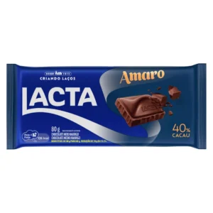 Chocolate em Barra Lacta 40% Amaro 80g