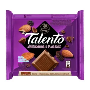 Chocolate Talento Amendoas e Passas